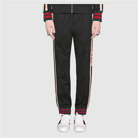 gucci technical jersey pant|mr porter gucci pants.